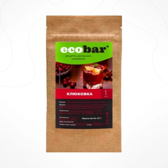 Настойка ECOBAR «Клюковка»
